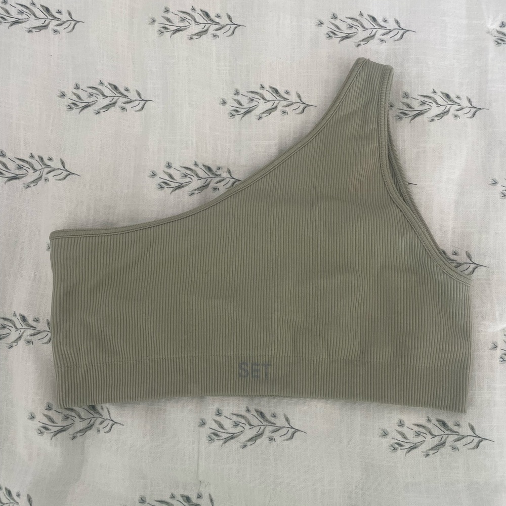 Set active one shoulder bra